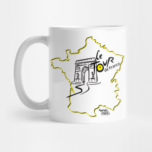 Tour de France -  Champs Elysees Mug